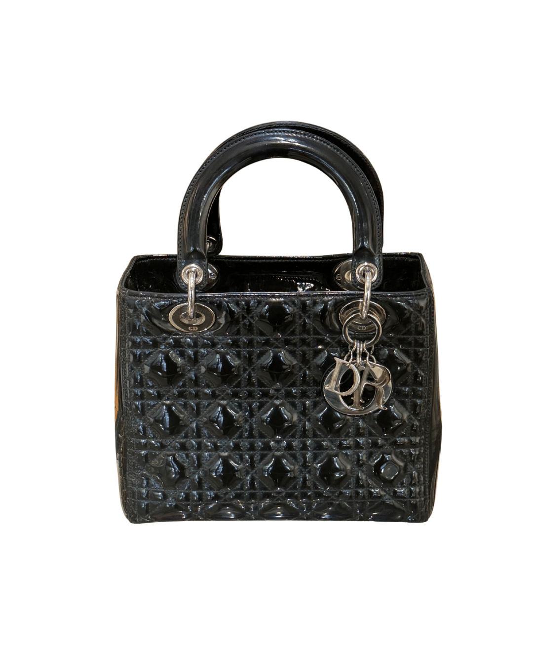 LADY DIOR MEDIA VERNIS NERA HARDWARE ARGENTO