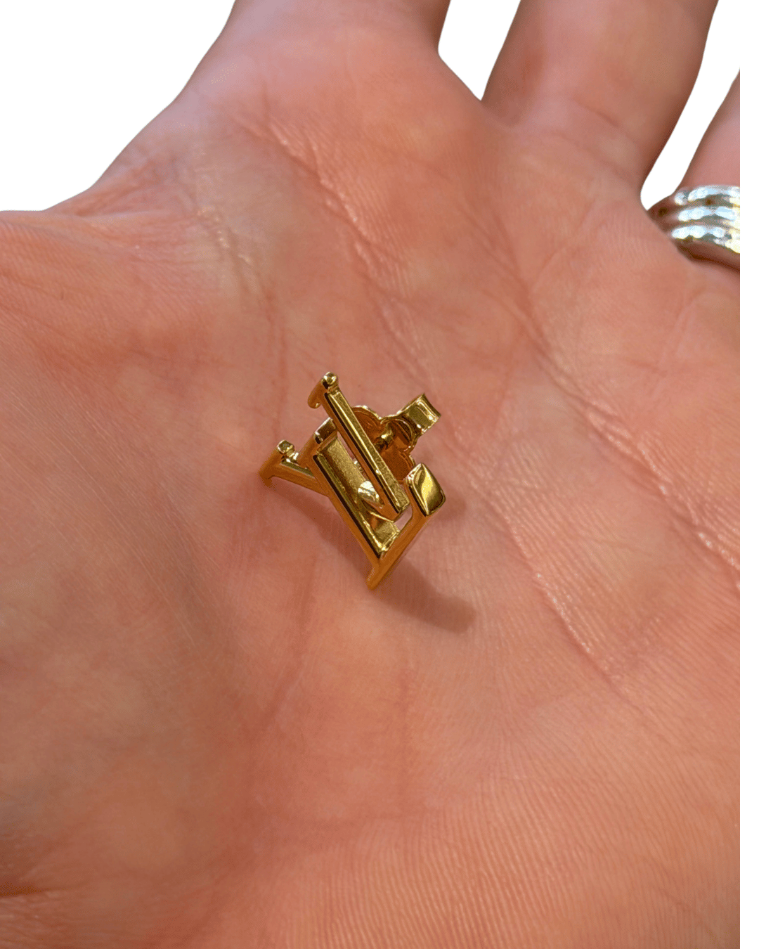 ORECCHINI LV METALLO DORATO LOUIS VUITTON