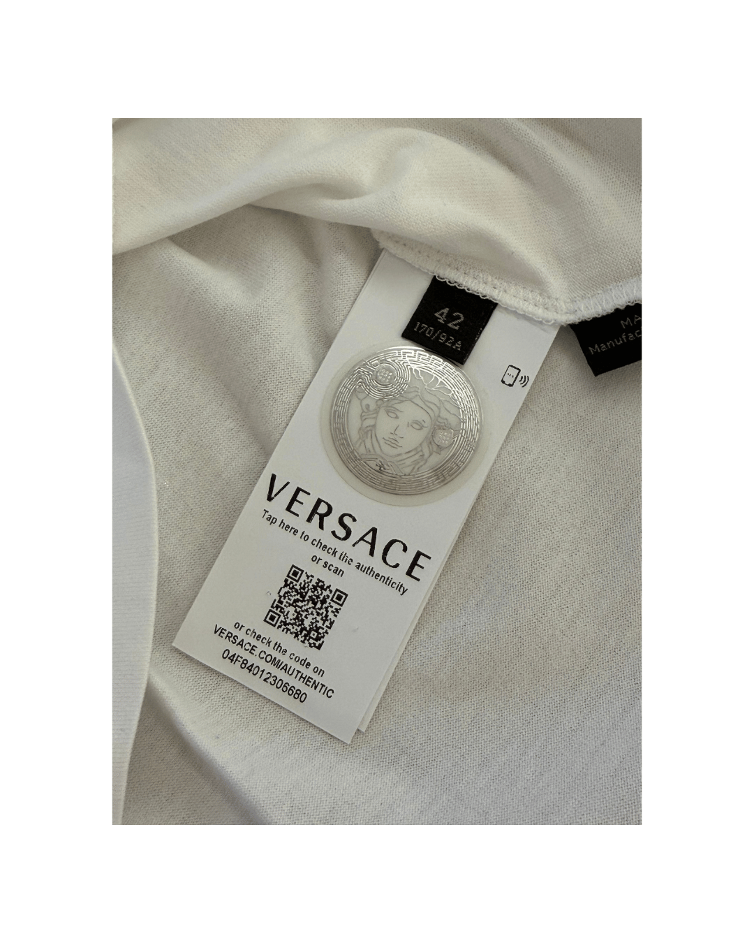 TSHIRT VERSACE MEDUSA BIANCA Tg 42