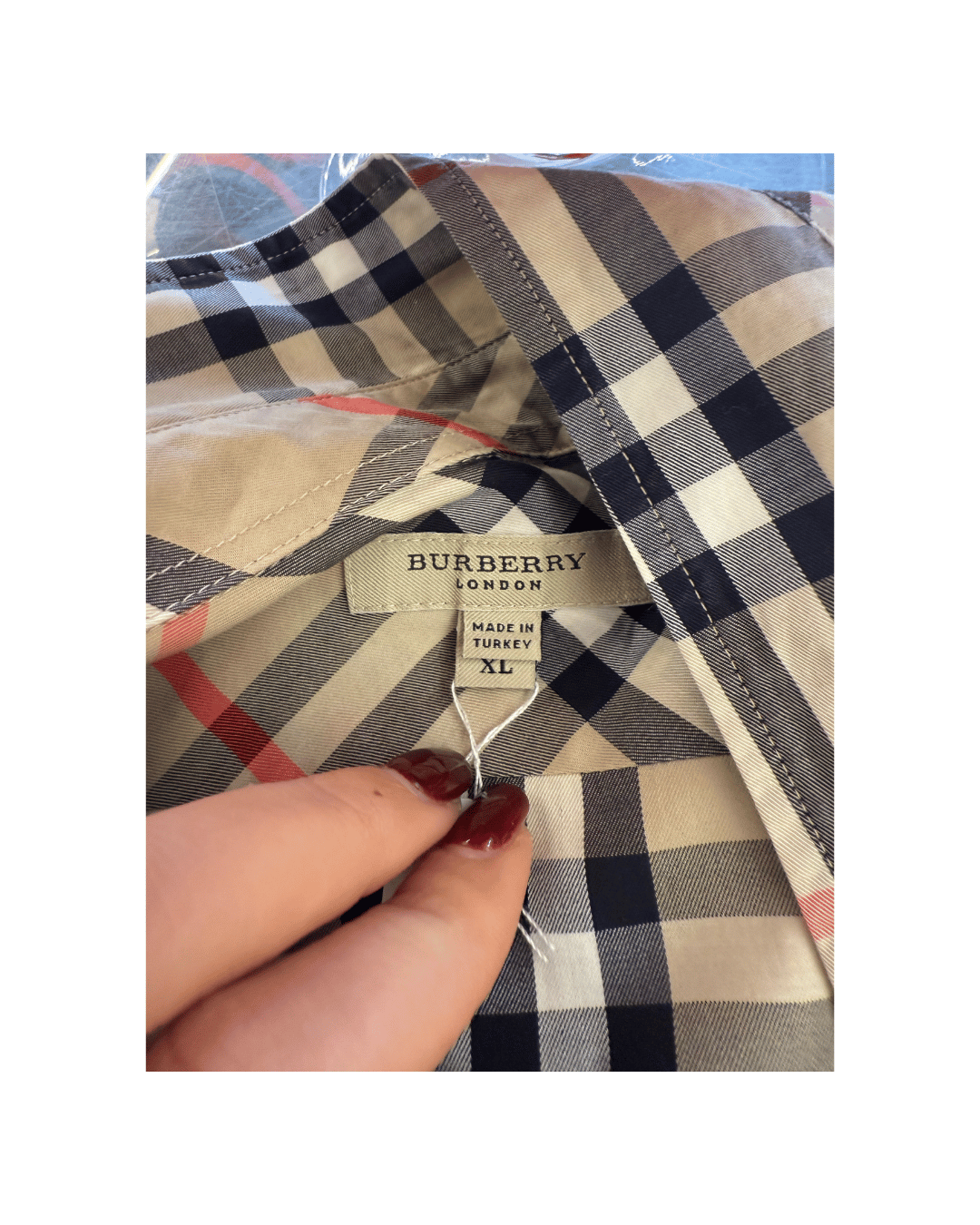 CAMICIA BURBERRY UNISEX XL