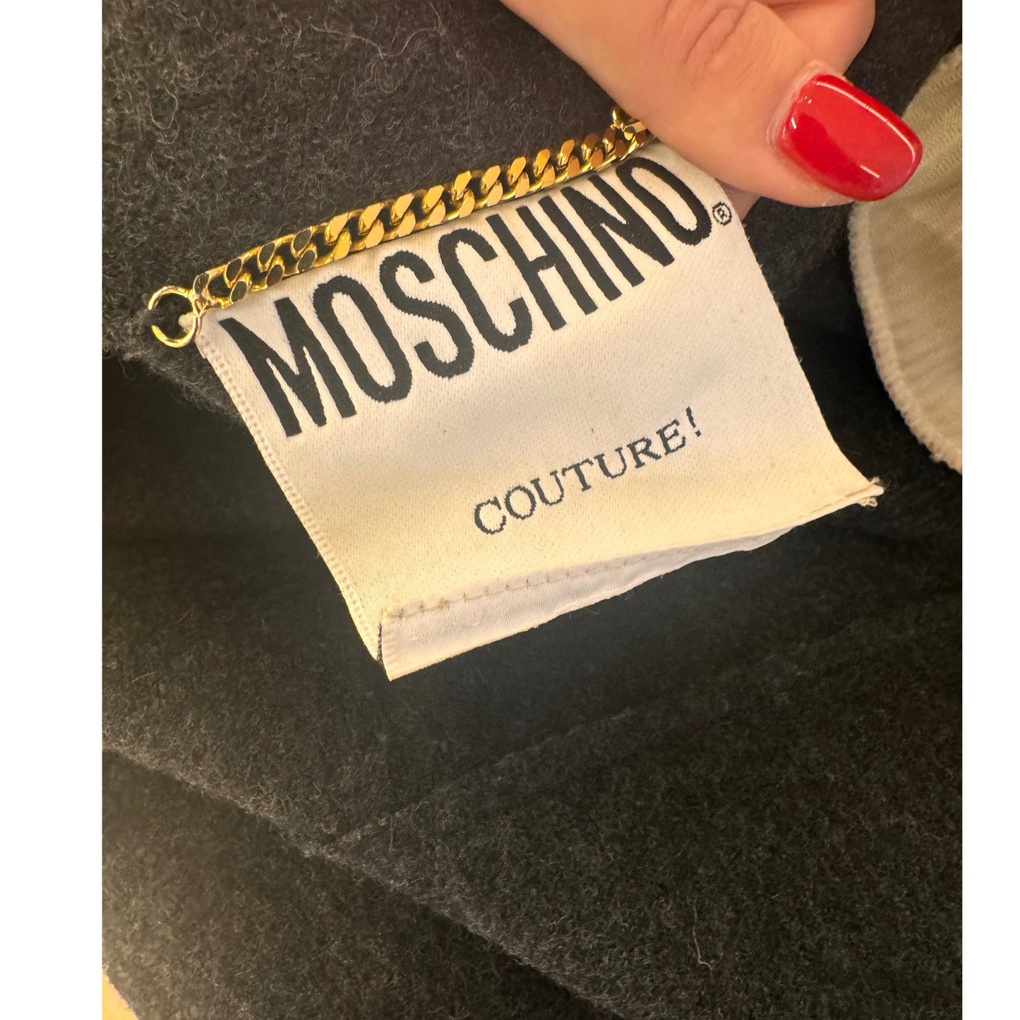 GIACCA MOSCHINO GRIGIA