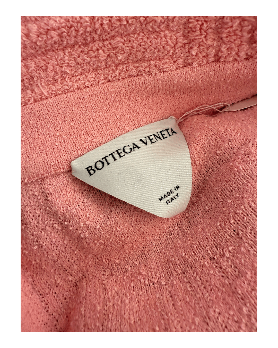 CAMICIA IN SPUGNA ROSA BOTTEGA VENETA