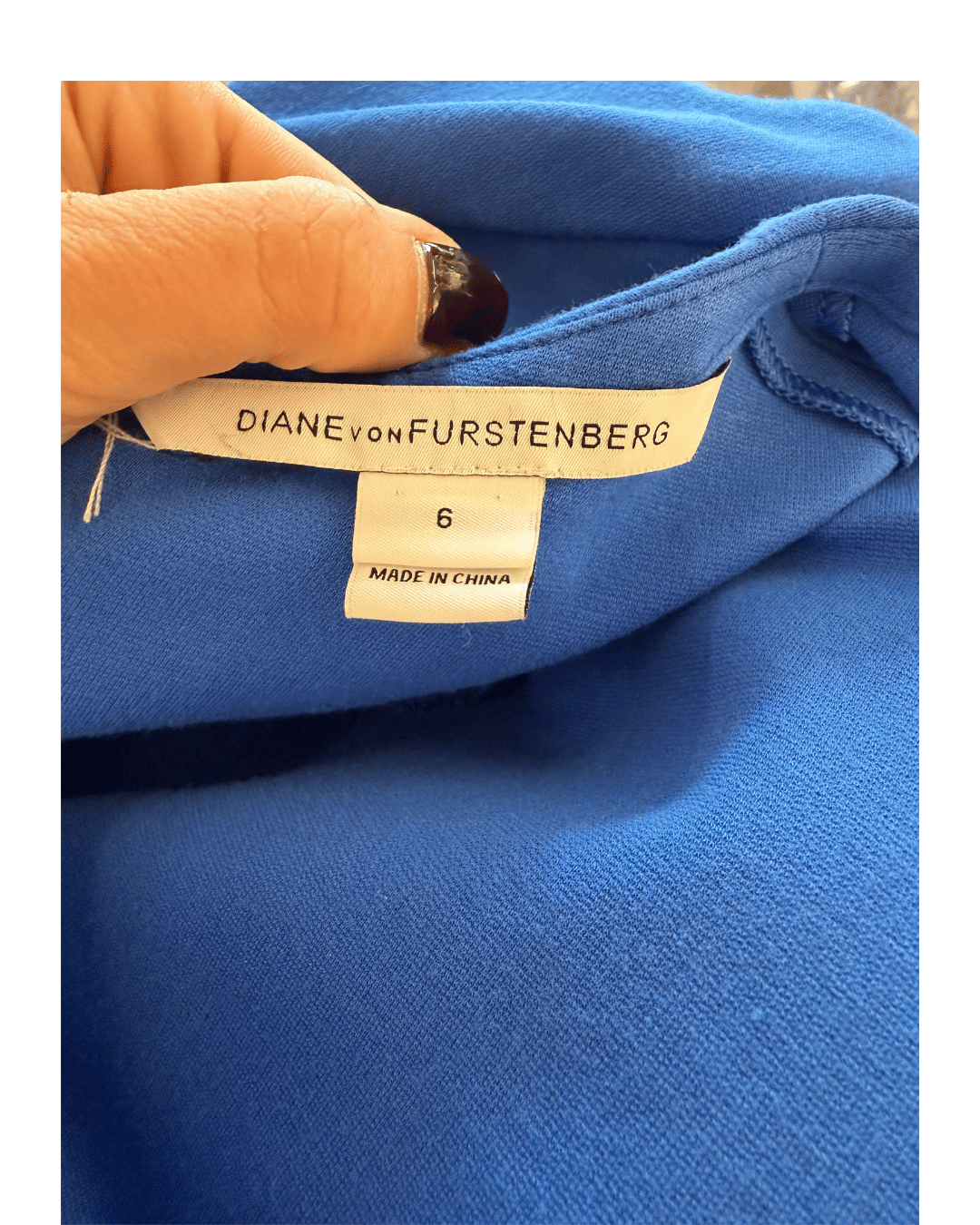 ABITO BLU ELETTRICO DIANE VON FURSTENBERG