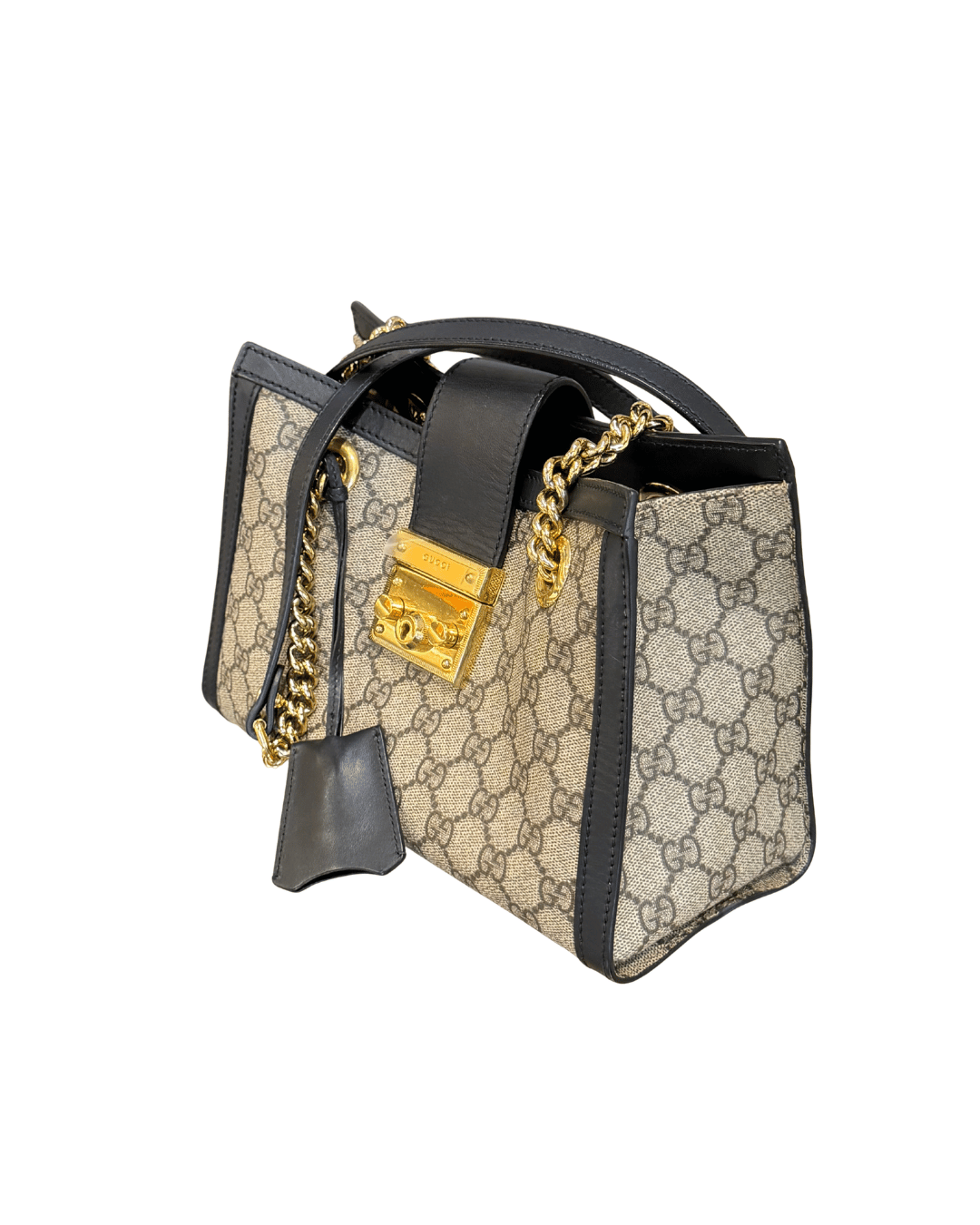 GUCCI PADLOCK SMALL CON RIFINITURE BLU NAVY