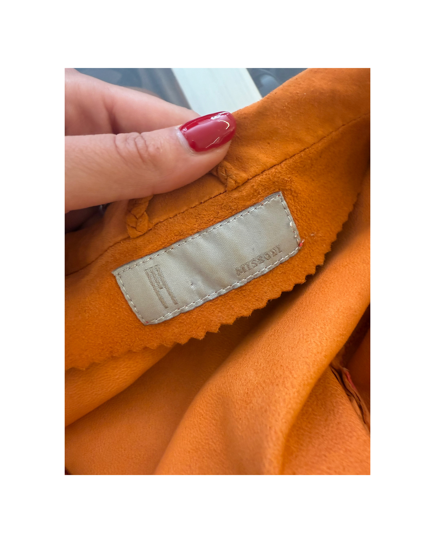COMPLETO VINTAGE MISSONI ARANCIONE