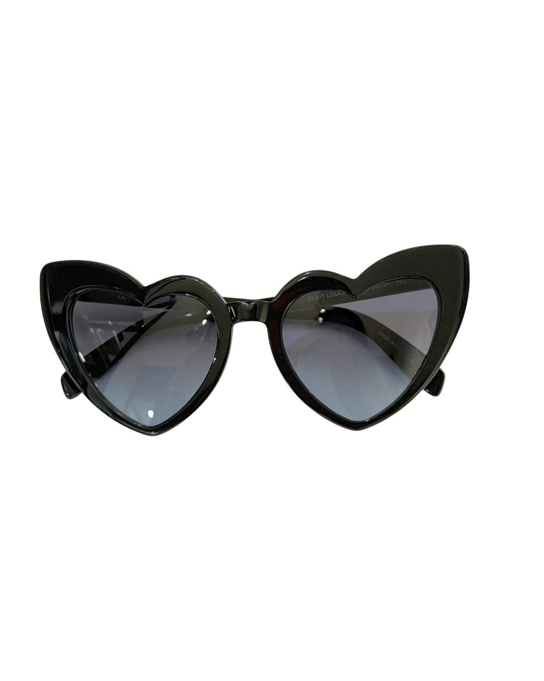 OCCHIALI YSL FORMA DI CUORE NERI