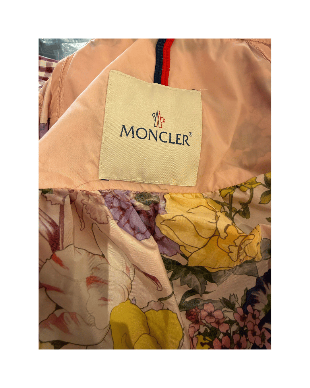 BOMBER GIACCA A VENTO MONCLER FIORI