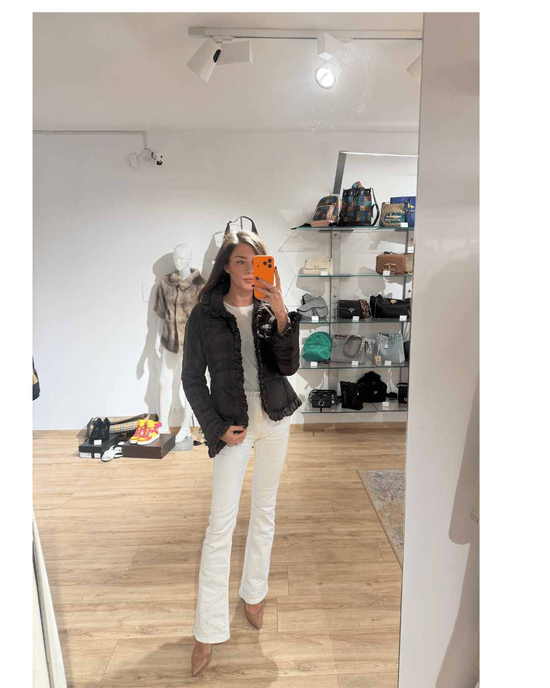 MONCLER TRAPUNTATO CHECK CON ROUCHE