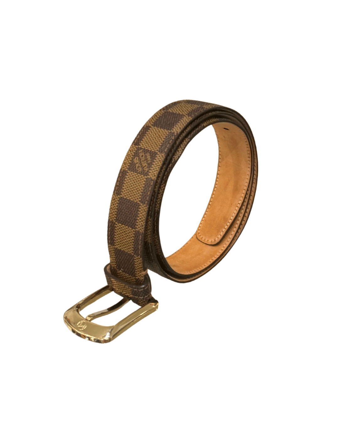 CINTURA LOUIS VUITTON DAMIER EBENE 90