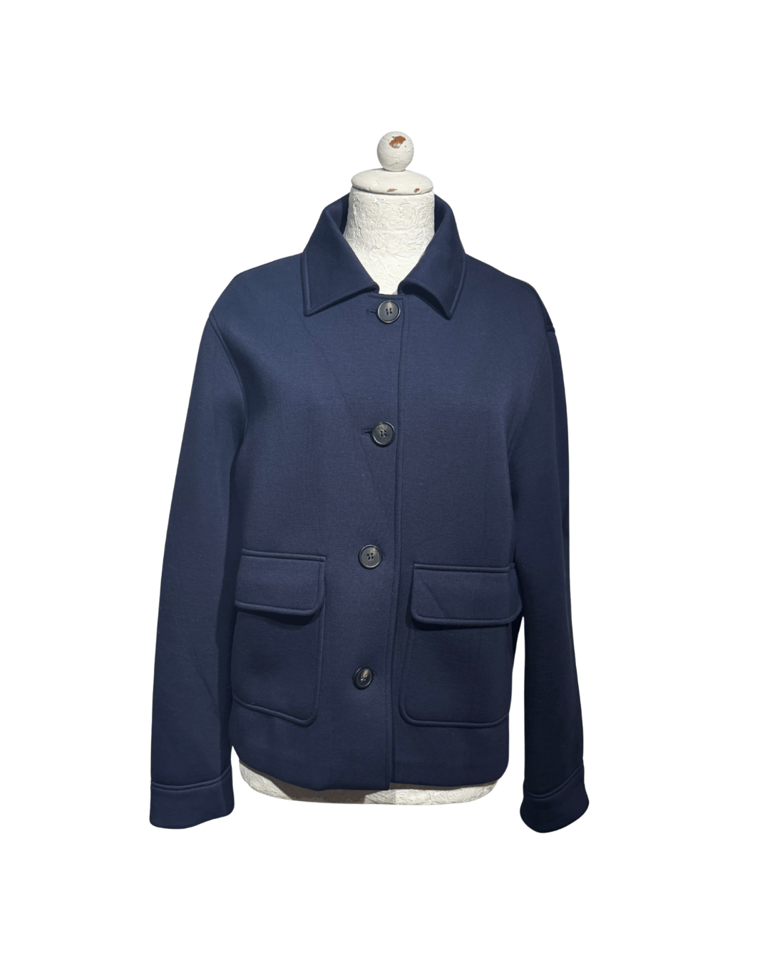 GIACCA FELPATA WEEKEND MAXMARA  BLU NAVY Tg L
