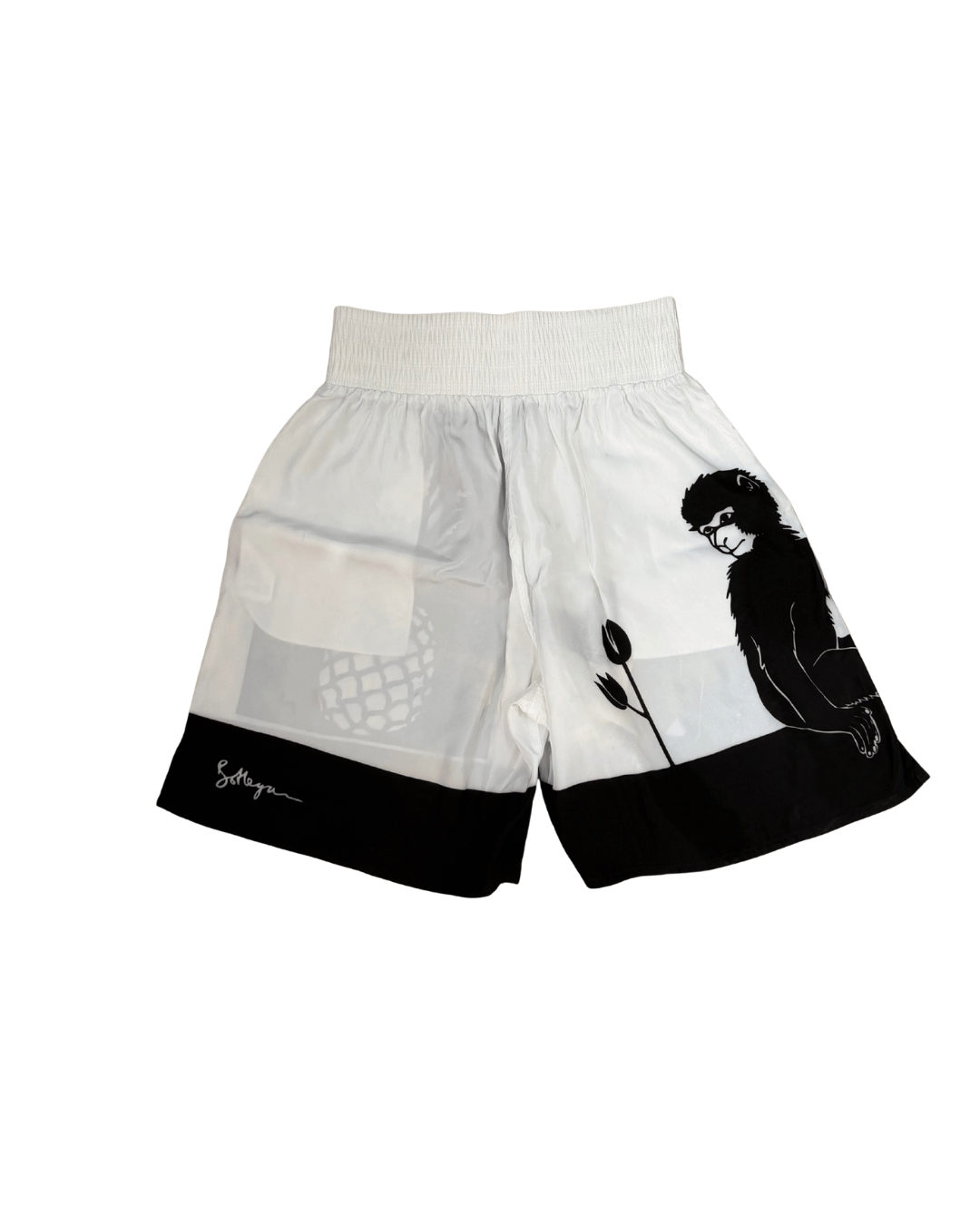 PANTALONI CORTI BOTTEGA VENETA MONKEY PINEAPPLE Tg 38