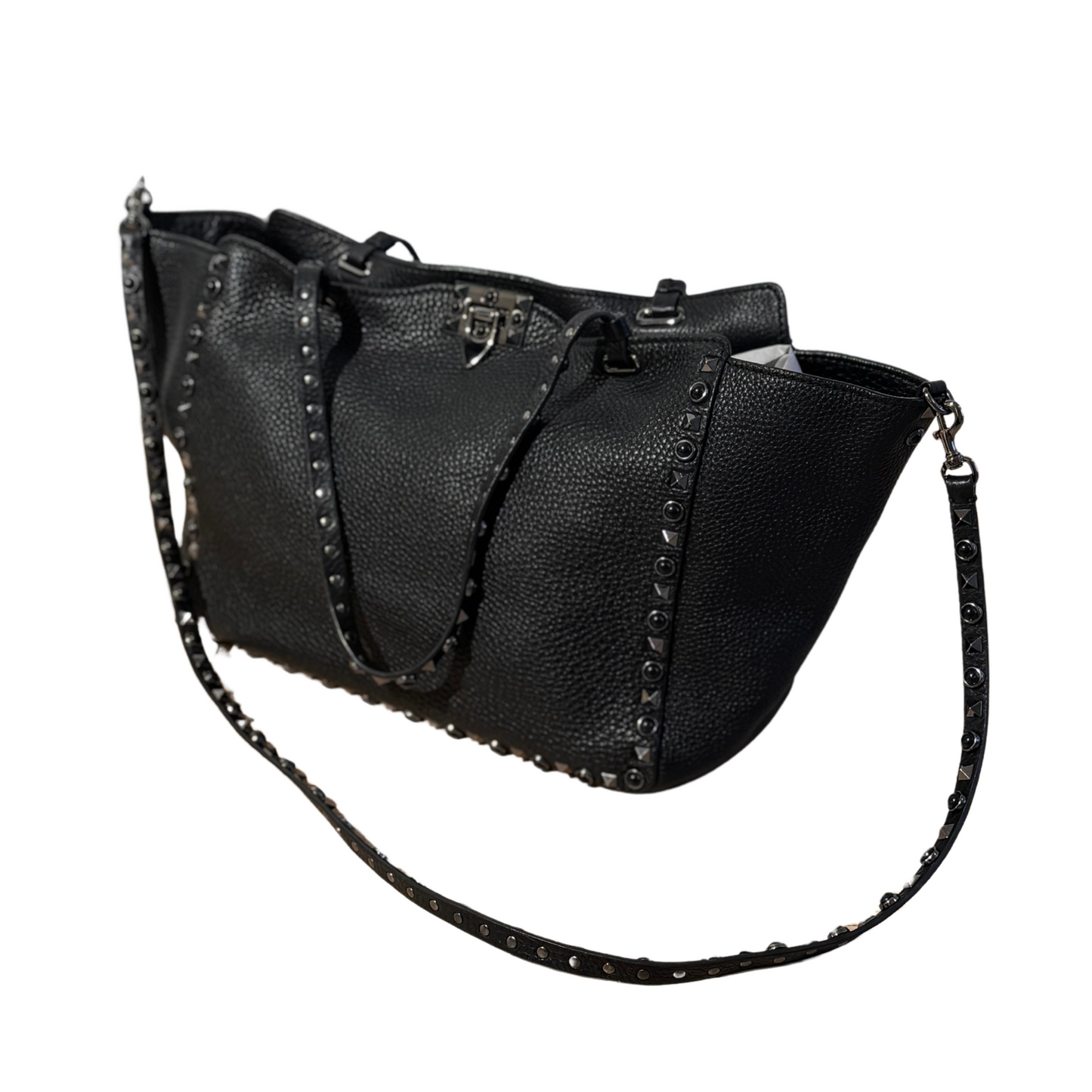 VALENTINO ROCKSTUD NERA PELLE