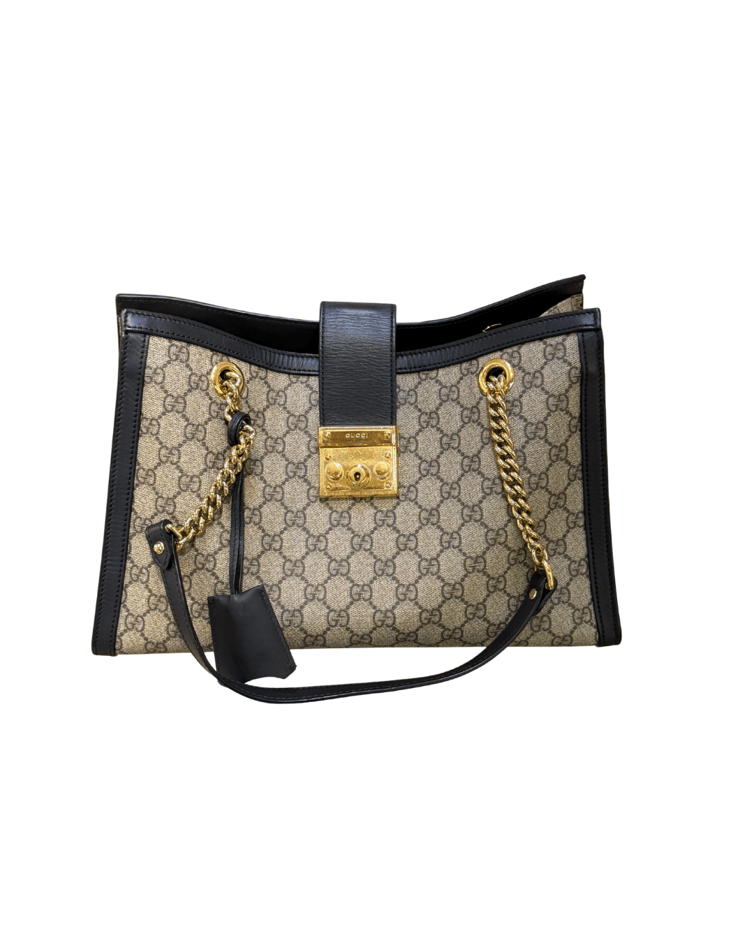 GUCCI PADLOCK GG SUPREME RIFINITURE NERE