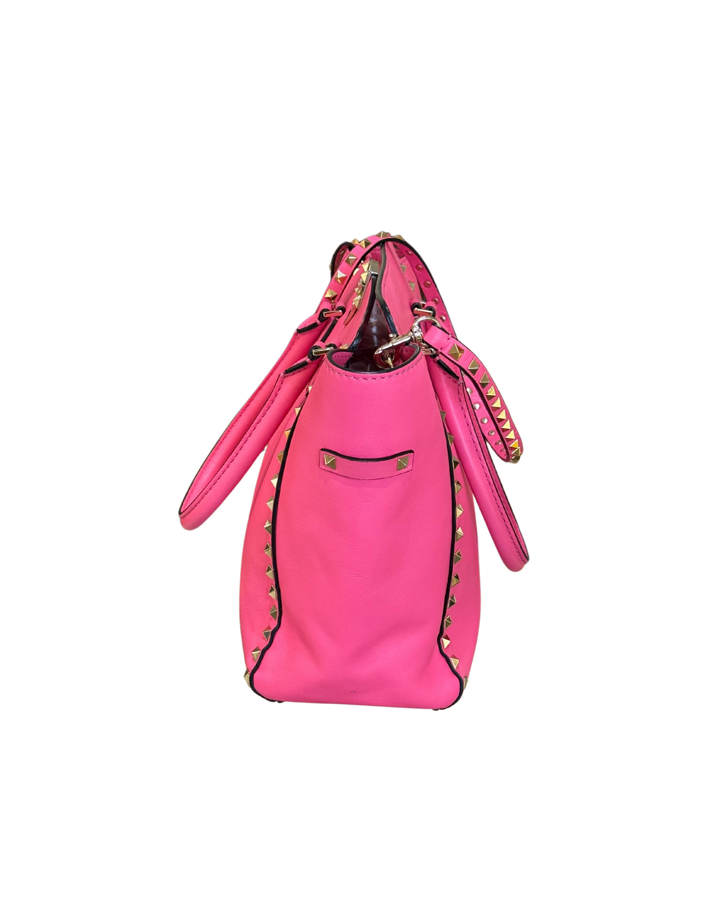 BORSA VALENTINO GARAVANI ROCKSTUD TOTE FLUO