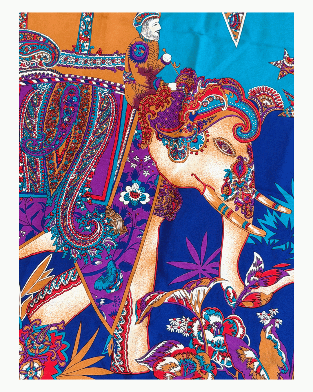 FOULARD HERMES "ART DES STEPPES"