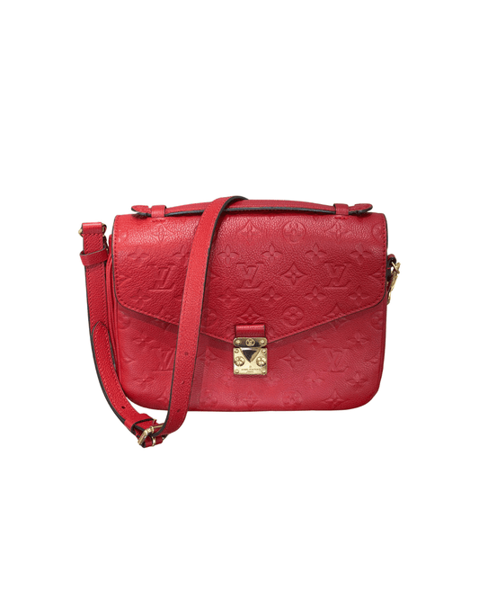 METIS LOUIS VUITTON PELLE ROSSA