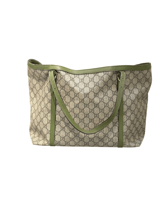 SHOPPER GUCCI RIFINITURE VERDE OLIVA