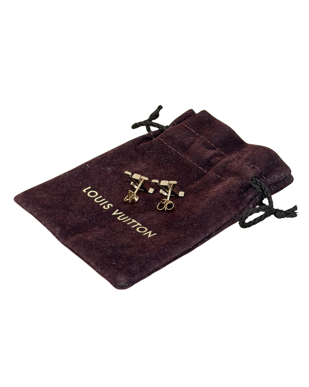 ORECCHINI LV ICONIC DORATI CON DUST