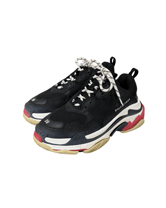 BALENCIAGA TRIPLE S NERE E ROSSE Nr 39