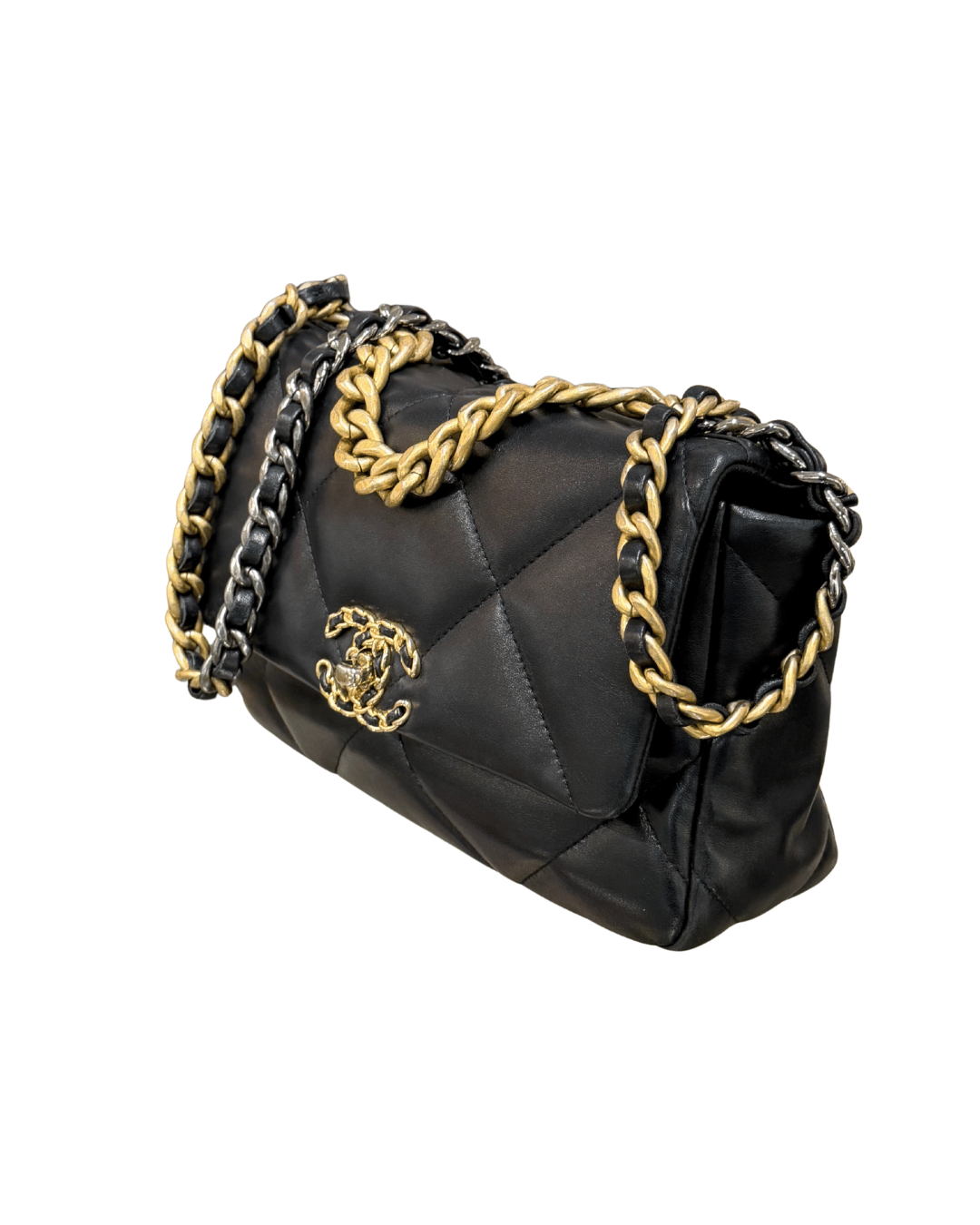 CHANEL 19 MISURA SMALL NERA