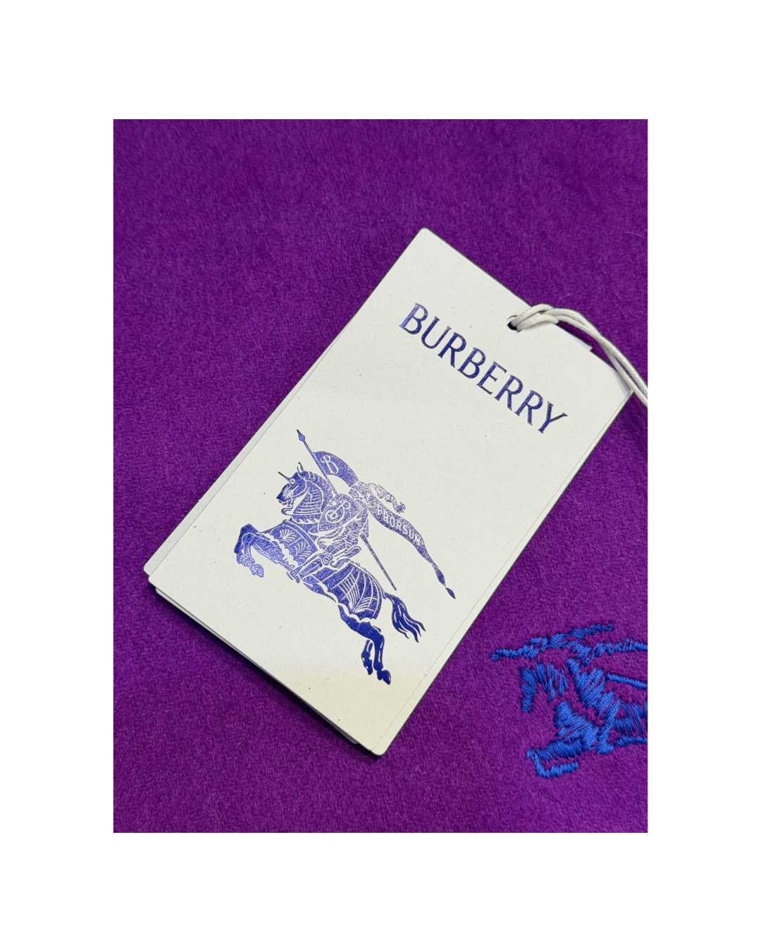 SCIARPA BURBERRY CASHMERE BICOLORE