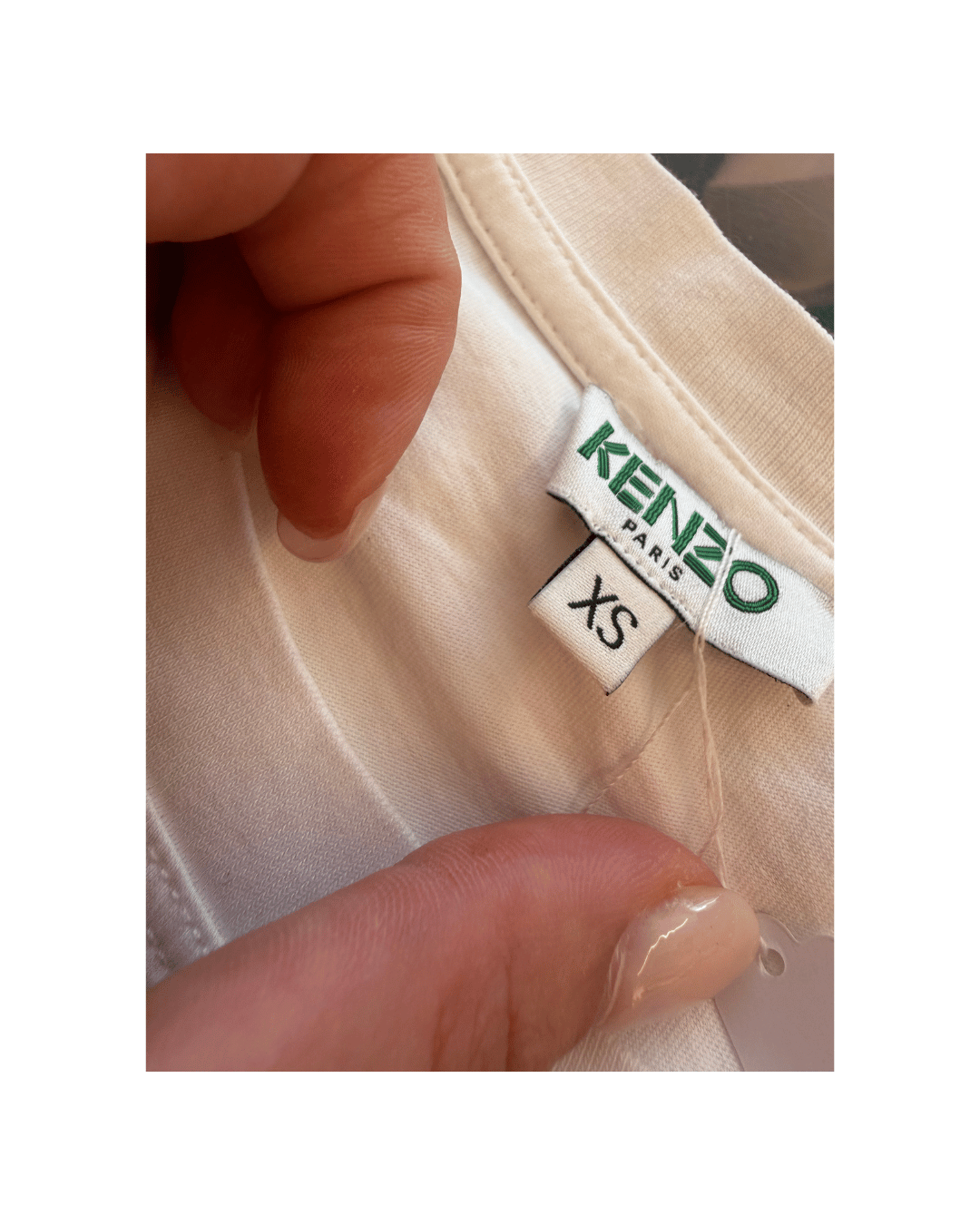 TSHIRT KENZO BIANCA TIGRE Tg XS