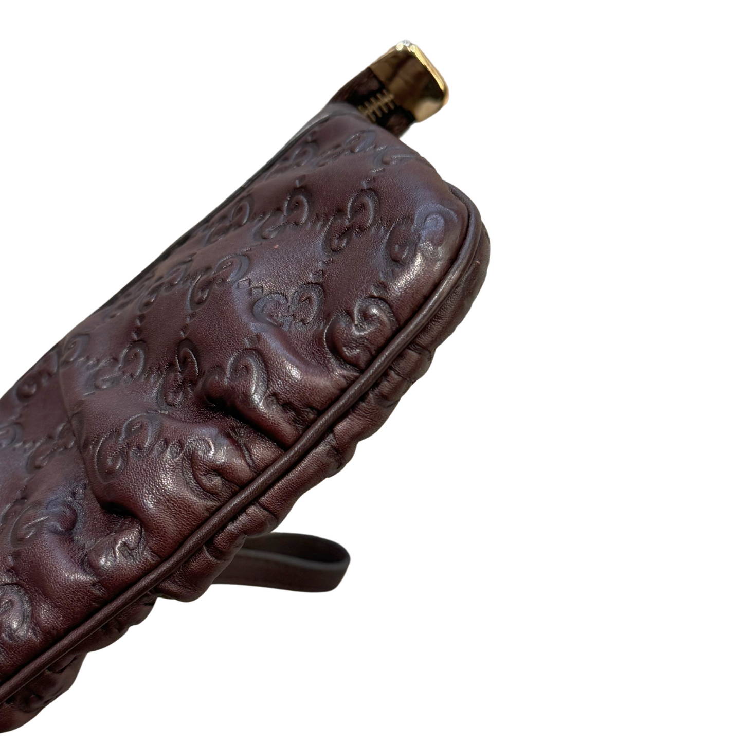 POCHETTE GUCCI COLOR CIOCCOLATO