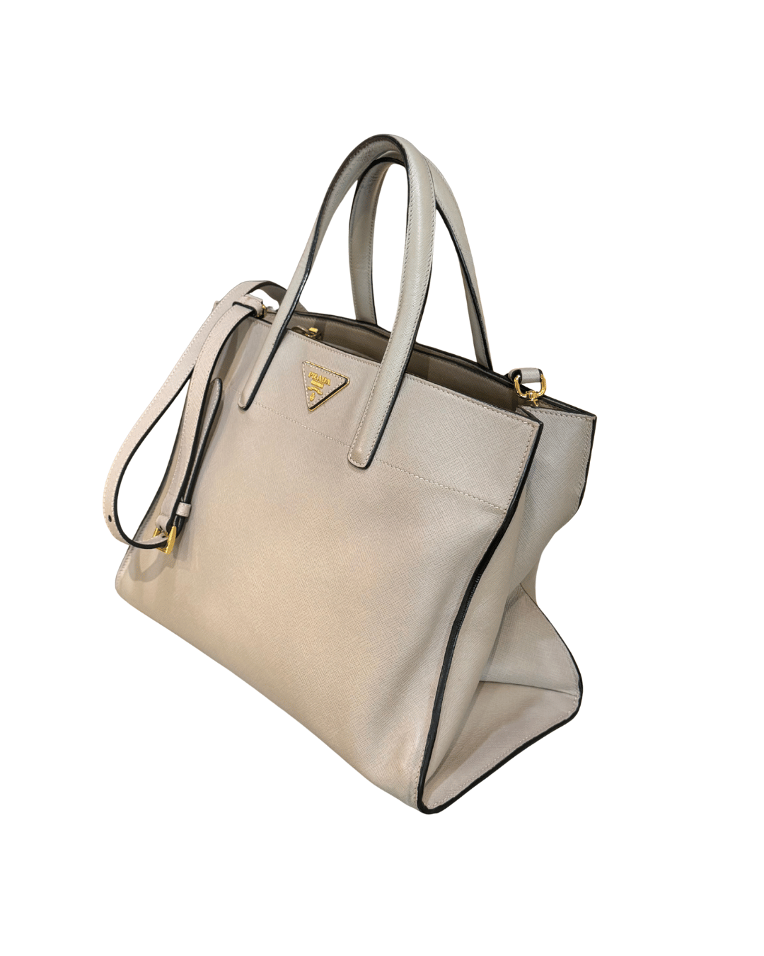 BORSA PRADA GRIGIA CON TRACOLLA