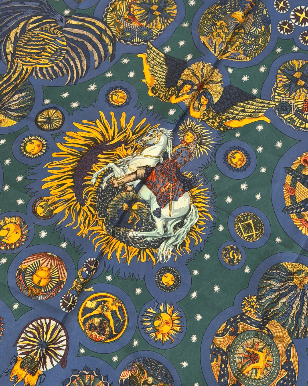 FOULARD HERMES "LE ROY SOLEIL"