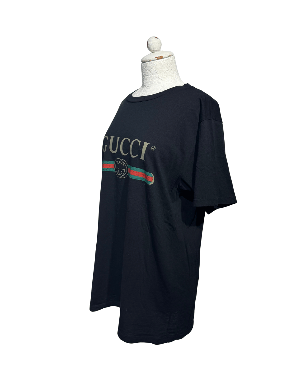 TSHIRT NERA GUCCI Tg S