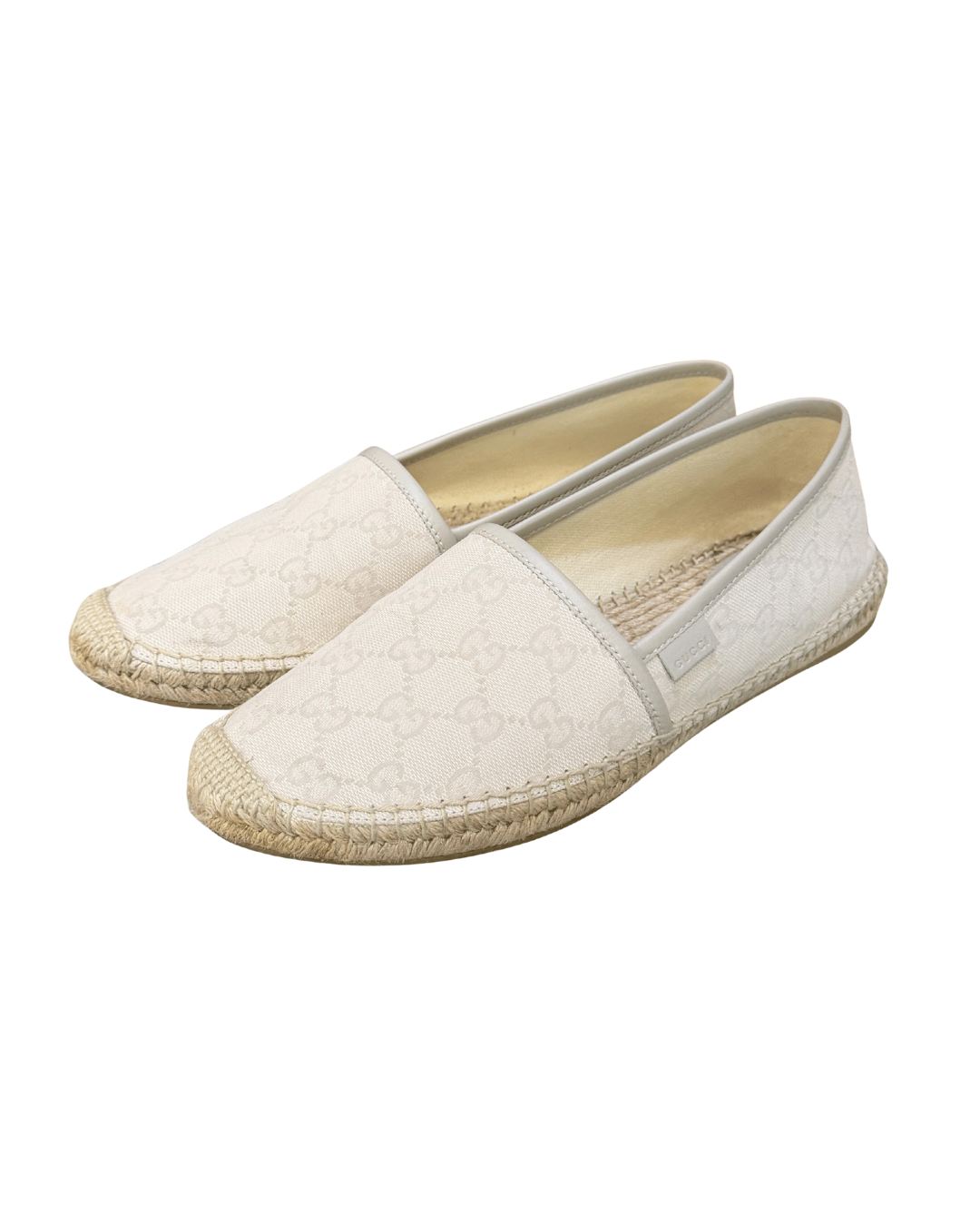 ESPADRILLAS GUCCI CANVAS GG BEIGE Nr 39