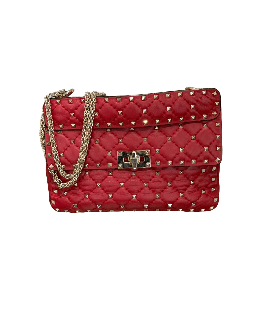 VALENTINO SPIKE MEDIA ROSSA