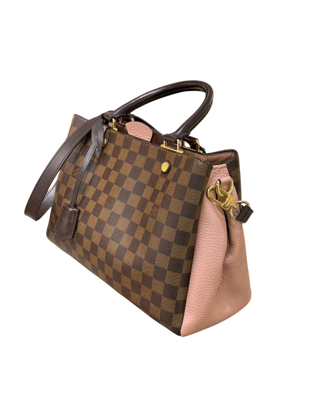 BRITTANY LOUIS VUITTON DAMIER EBENE RIFINITURE ROSA