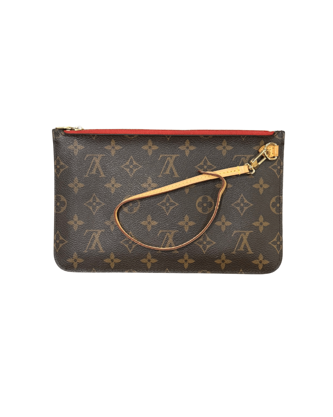 POCHETTE PIATTA LOUIS VUITTON INTERNO PEONIA
