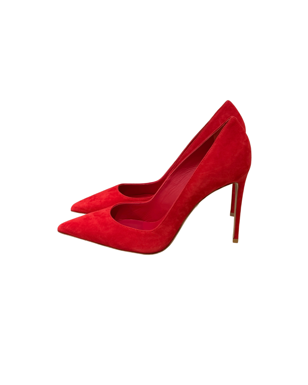 DECOLLETE LE SILLA VELOUR ROSSO ACCESO Nr 38.5