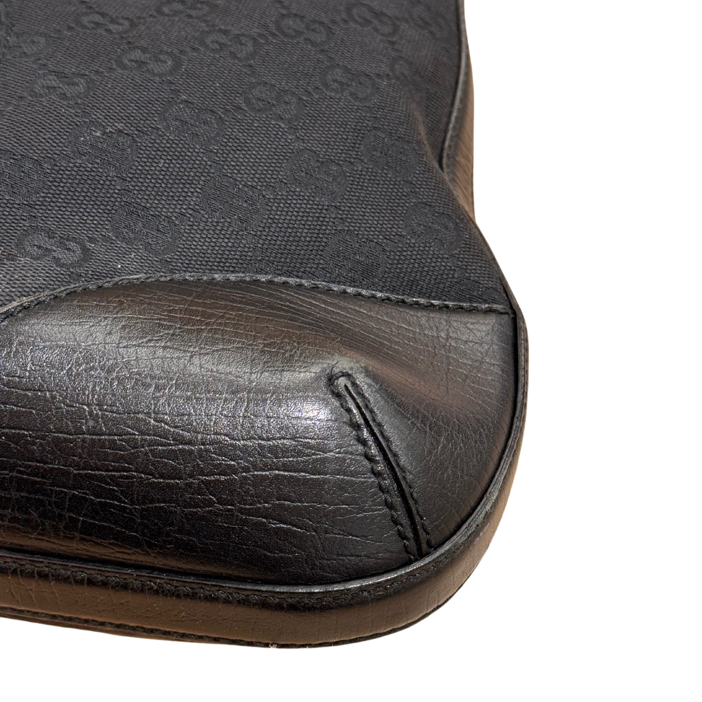 BORSA GUCCI FASCIA WEB NERA GIALLA