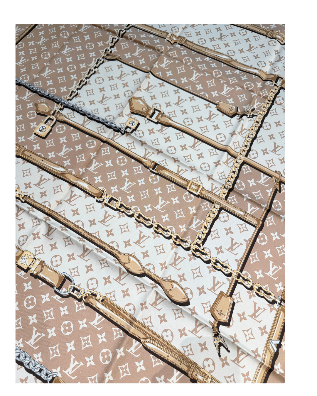 FOULARD LOUIS VUITTON MONOGRAM CHAINS