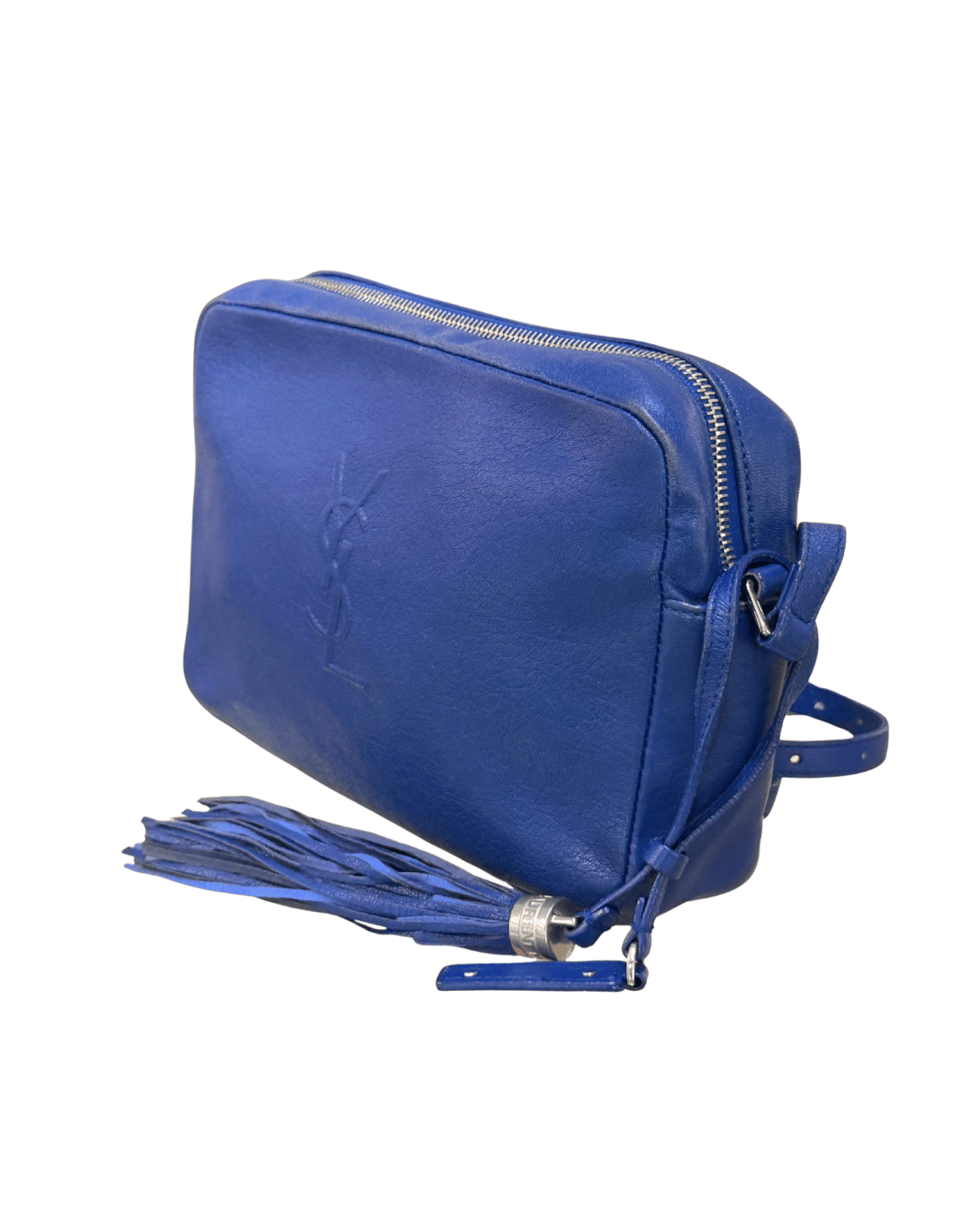 CAMERA BAG YSL BLU ELETTRICA