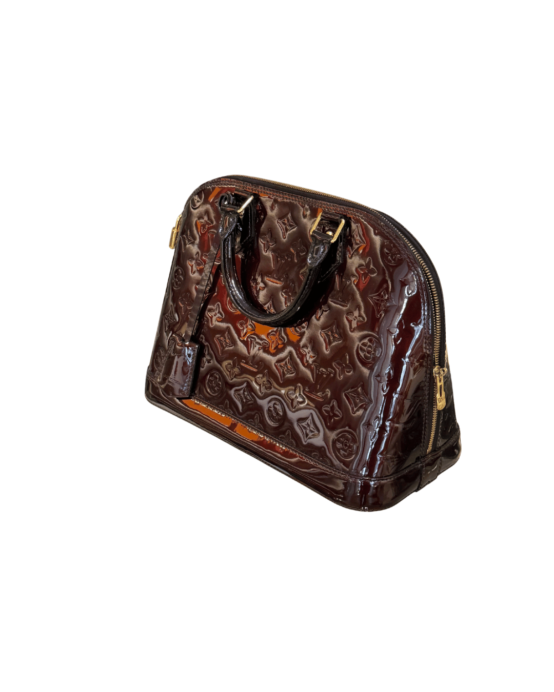 ALMA PM LOUIS VUITTON VERNIS BORDEAUX/MARRONE