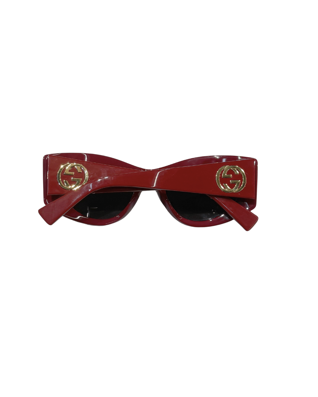 OCCHIALI GUCCI CAT EYE BORDEAUX E NERI