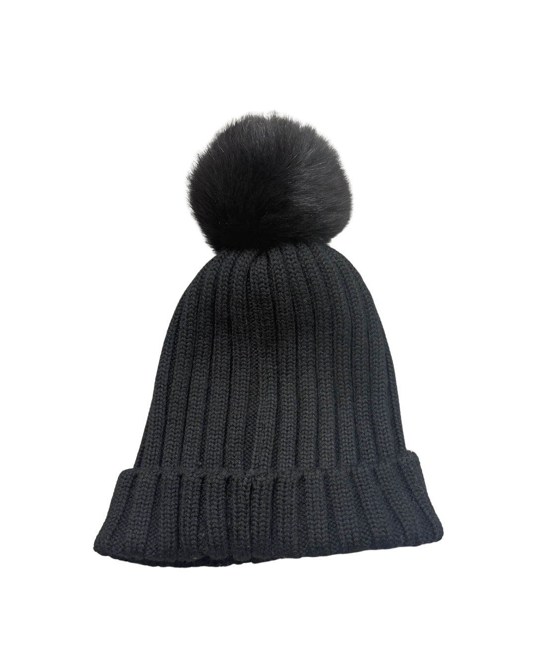 CUFFIA POMPOM MONCLER NERA