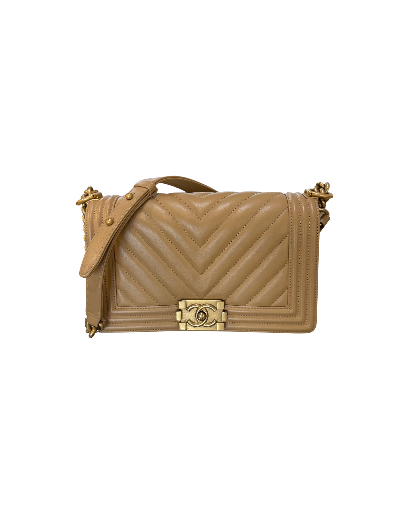 CHANEL BOY BEIGE
