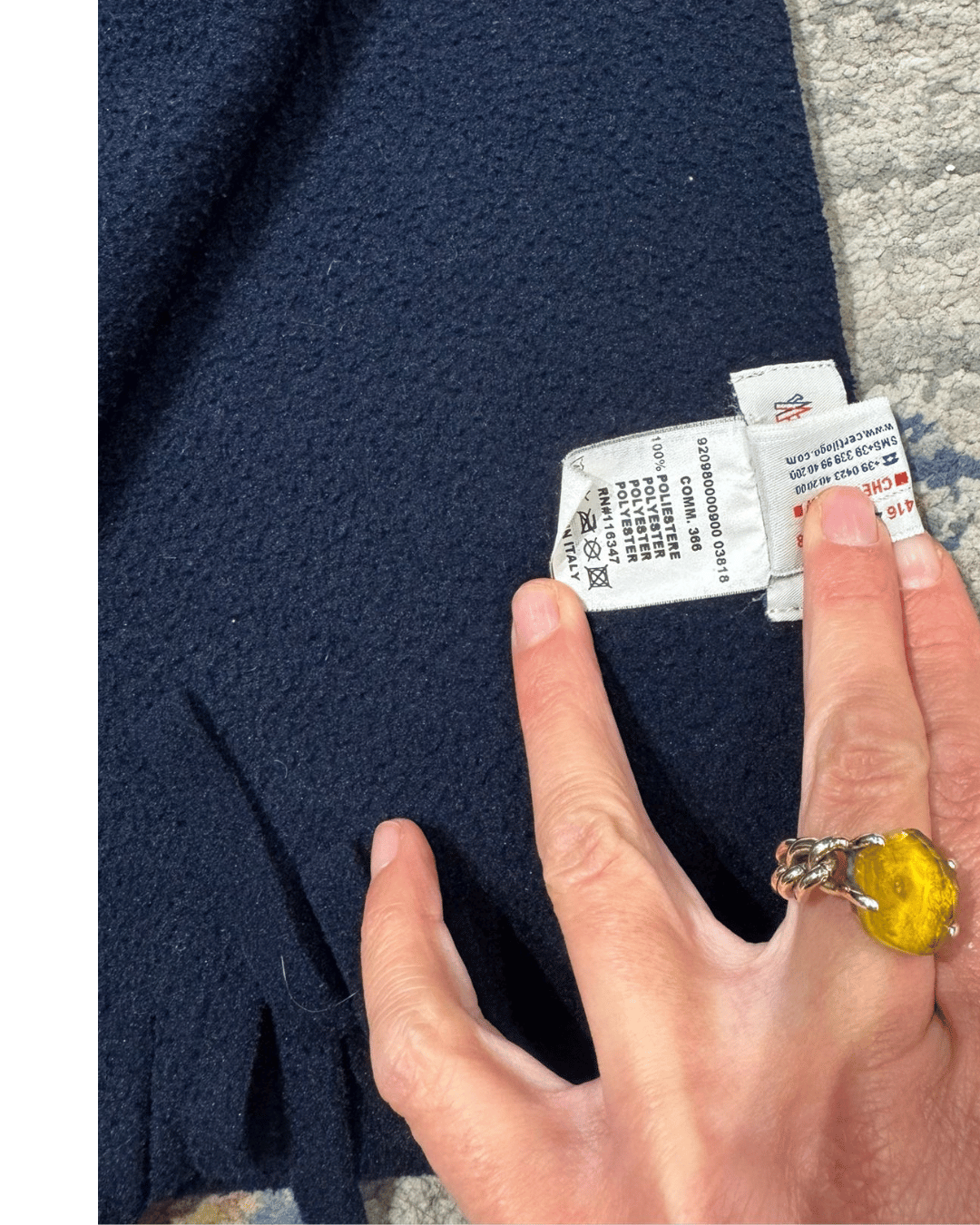 SCIARPA BLU MONCLER UNISEX