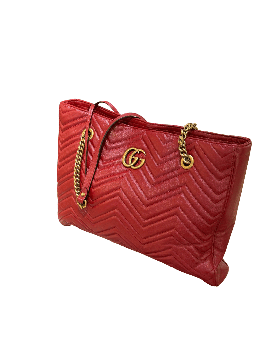 SHOPPER MARMONT GUCCI ROSSA A SPALLA