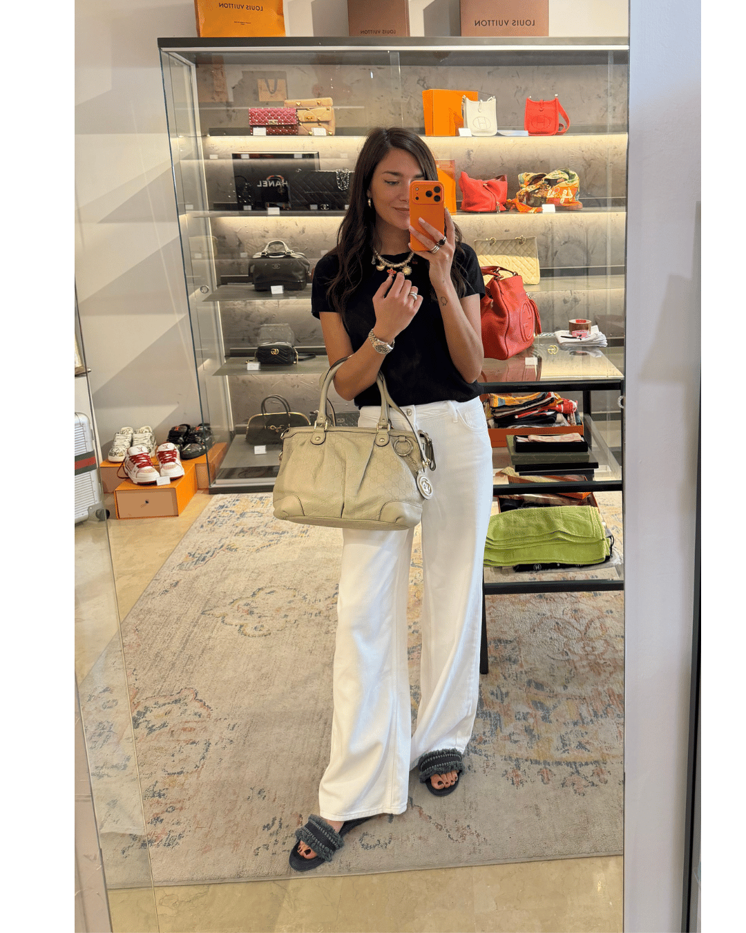 GUCCI GUCCISSIMA COLOR GHIACCIO CON TRACOLLA