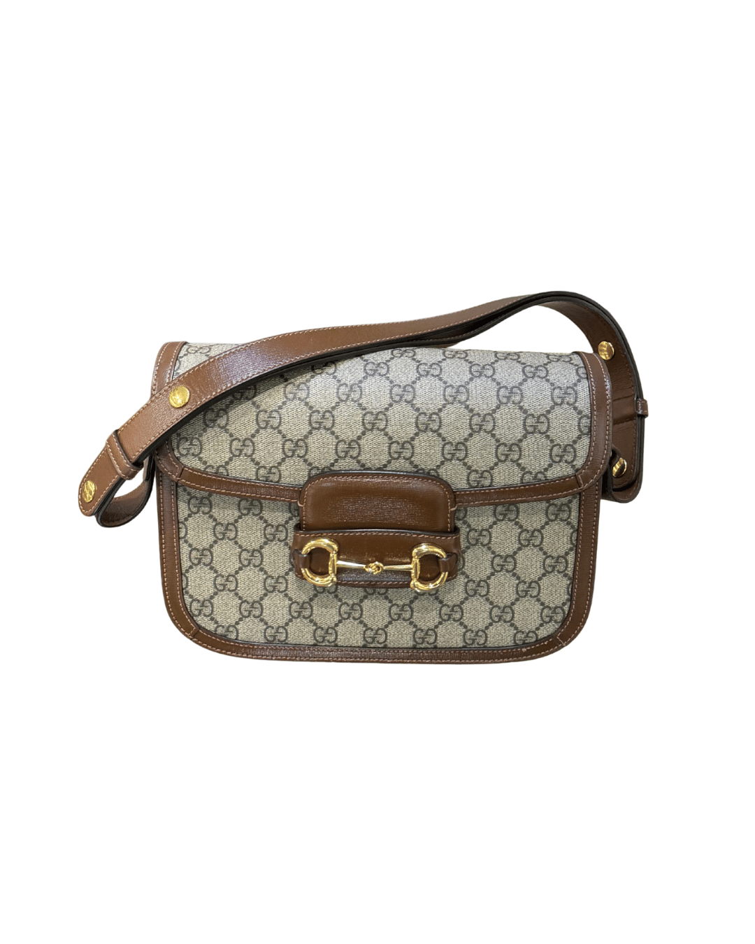 GUCCI HORSEBIT 1955 GG SUPREME RIFINITURE MARRONI