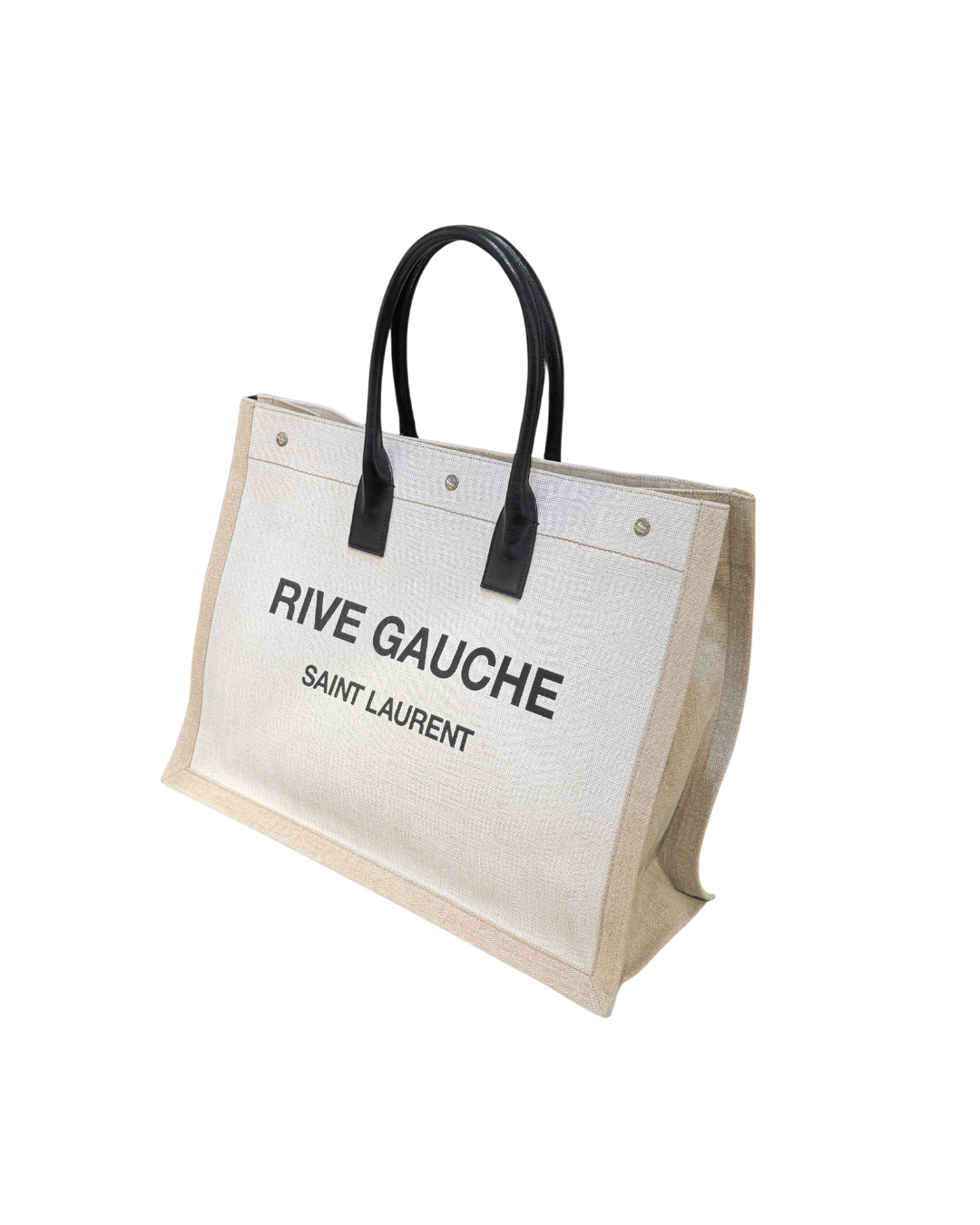 RIVE GAUCHE LARGE YSL TESSUTO BEIGE