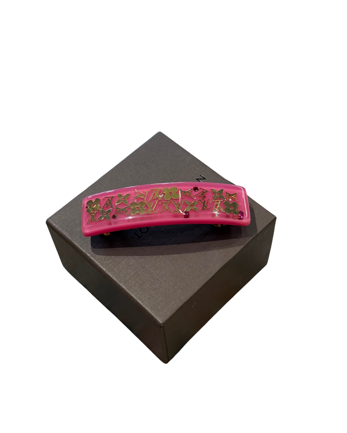 FERMAGLIO CAPELLI LOUIS VUITTON FUCSIA