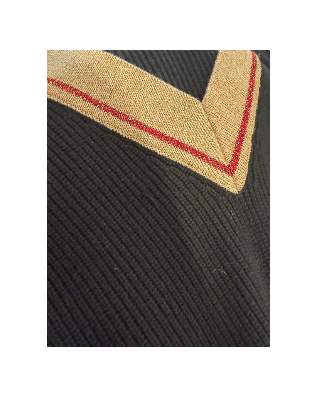 ABITO ELISABETTA FRANCHI IN MAGLIA NERO Tg 44