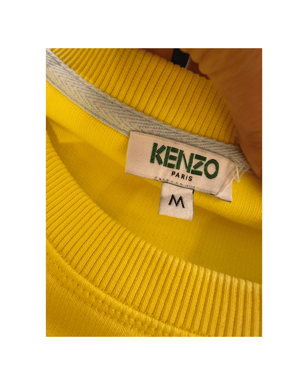 FELPA KENZO GIALLA TG M